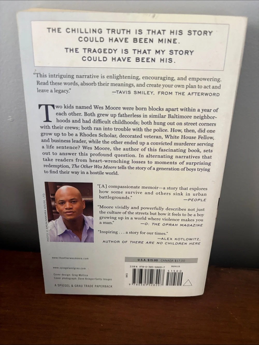 The Other Wes Moore by Wes Moore